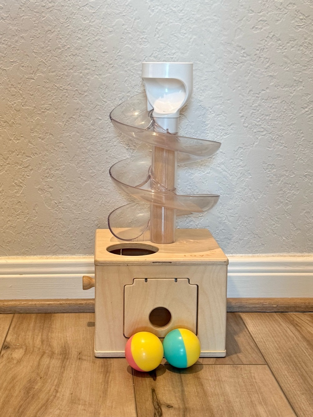 LOVEVERY Slide and Seek Ball Run The Babbler Play Kit